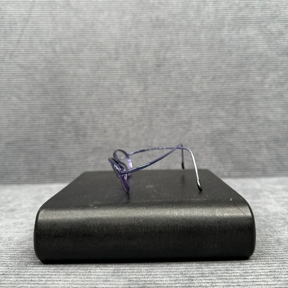 Silhouette SPX M 1946 Eyeglasses Purple Blue Oval Frames Austria 47-15-140